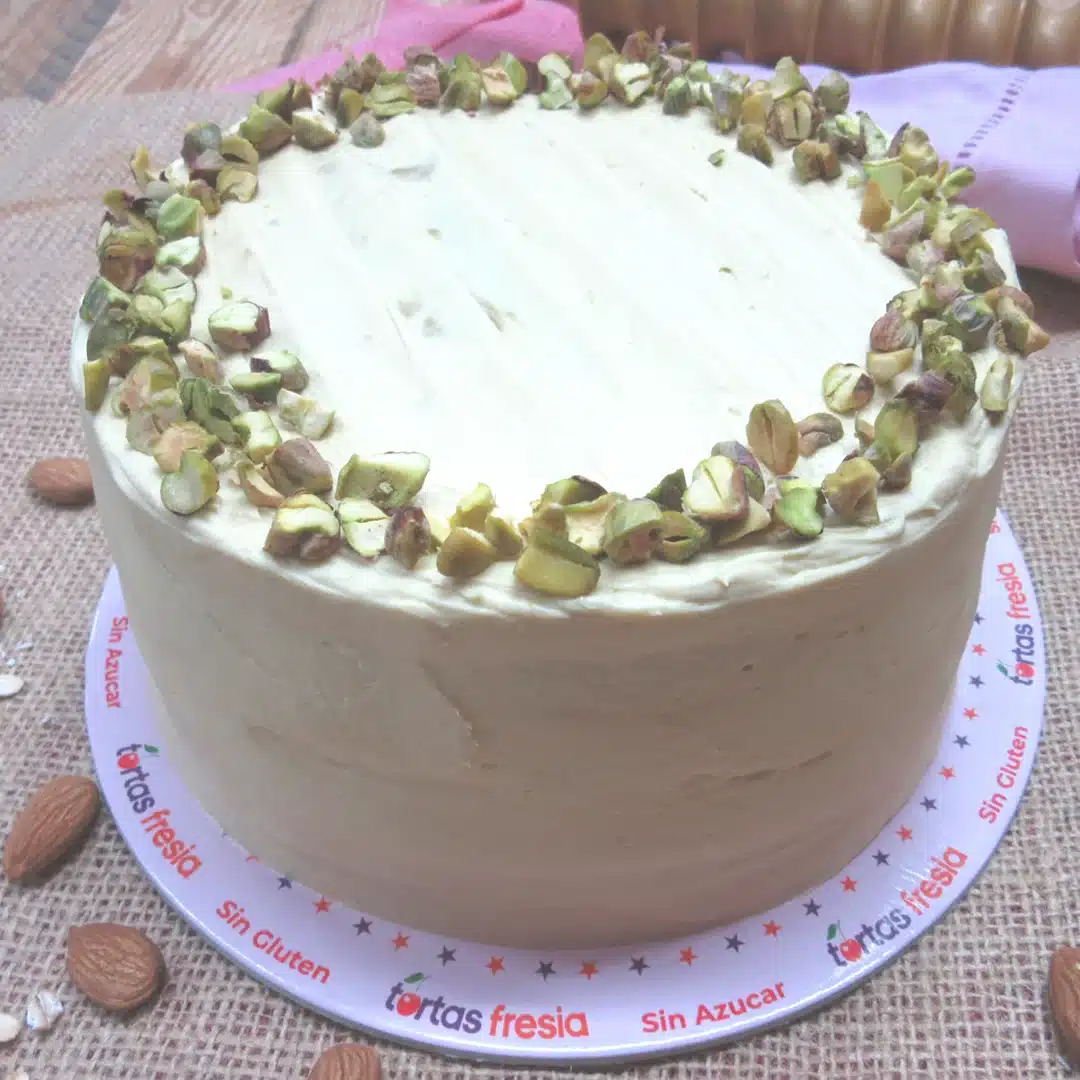 Torta de Pistacho Saludable.